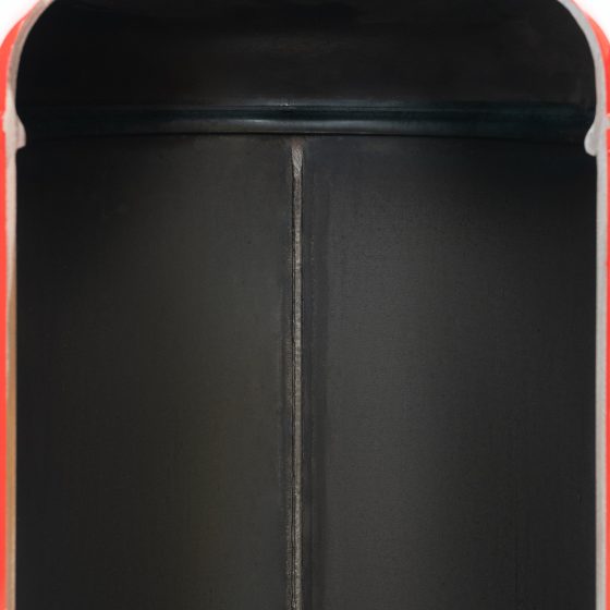 45L TPED Fire Suppression Cylinder Cutaway – Internal View of Welded Structure