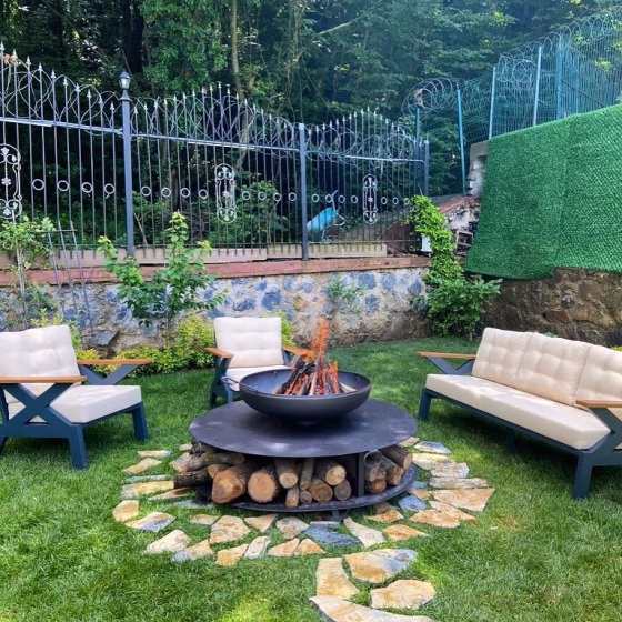 ⁦Fumolio Fuji Fire Pit with BBQ & Grill⁩ - الصورة ⁦20⁩