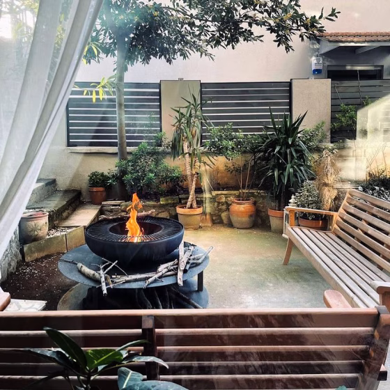 ⁦Fumolio Fuji Fire Pit with BBQ & Grill⁩ - الصورة ⁦22⁩