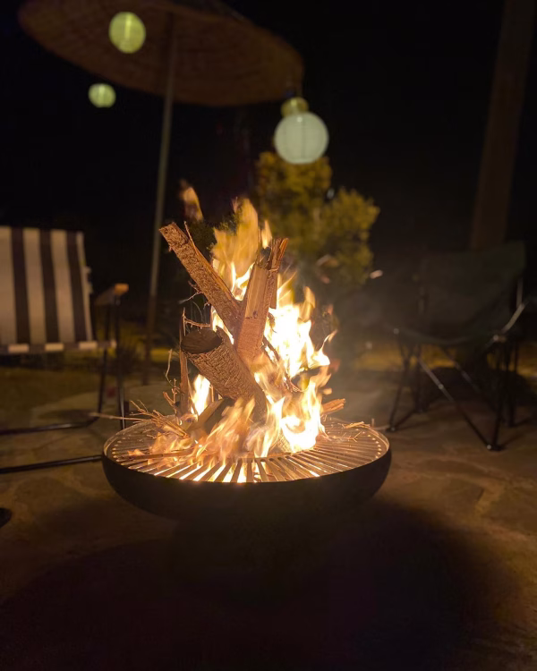Minimalist fire pit for architects, stylists, garden & patio designers – Fumolio Loa